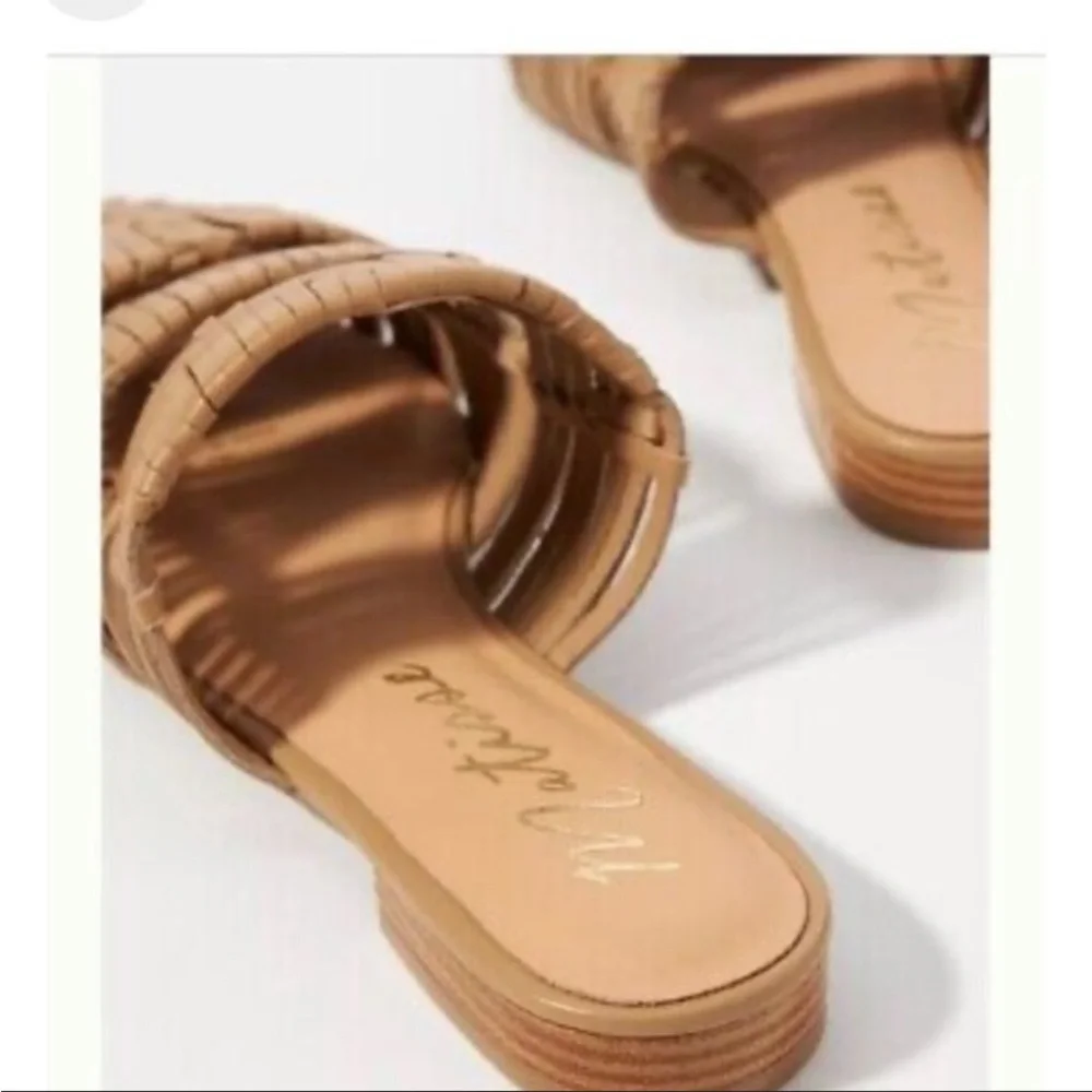 Matisse TUSCAN MULE braided straps pointed toe Beige NWT - Picture 4 of 9